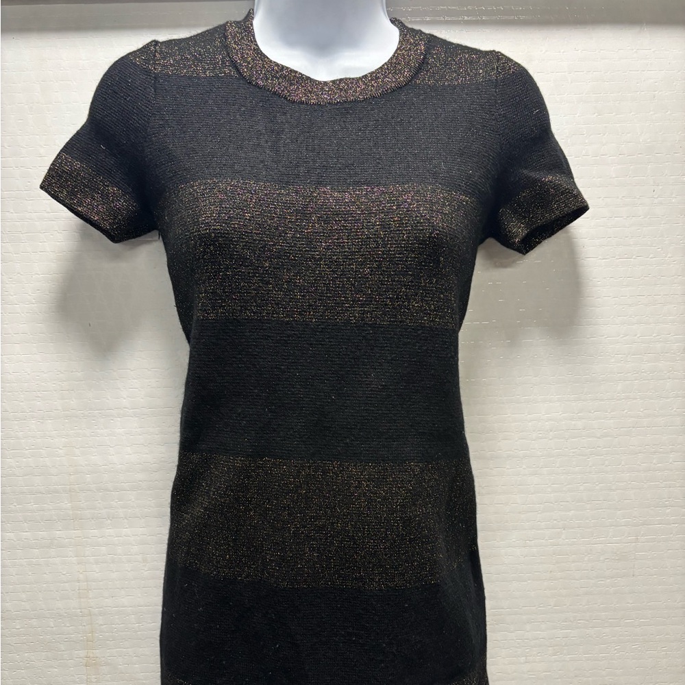Kate Spade Black and Gold Mini Dress